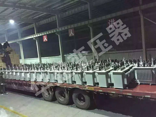 大连非晶合金变压器发货现场